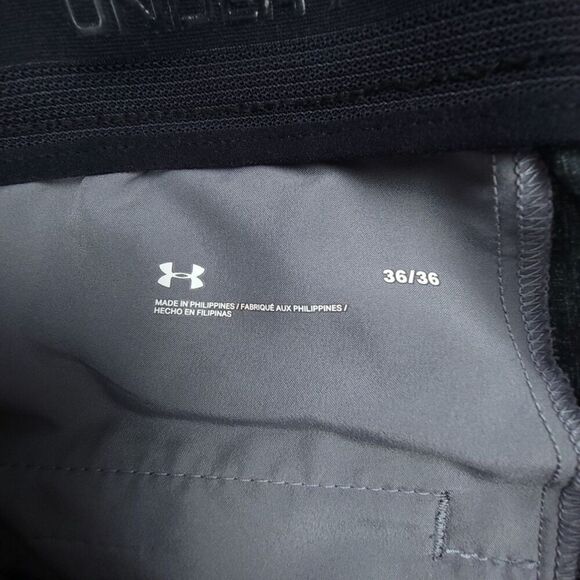 Under Armour Showdown Vented Woven Chino Golf Pants Mens 36 x 36 Heathered Gray - Picture 2 of 10